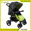 2015 New Baby Stroller Chine Fabricant Lightweight Reversible Seat Direction Roues pivotantes avec fixateur de direction de suspension